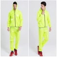 thumbnail image 4 of Chaqueta impermeable unisex ligera de para ciclistas Chaqueta impermeable y pantalones a prueba para hombres y mujeres Verde 2L DYNWAVEMX Chaqueta impermeable de ciclismo impermeable, 4 of 8