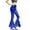 Dark Blue, variant on Wide Leg Sweatpants Women Stage Glossy Fit High Waist Flared Pants Night Club Wide Leg Festival Performance Pants Pants for Women Blue XL