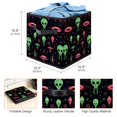 thumbnail image 3 of Alien Foldable Storage Containers with Handle, 10.8"x10.5"x10.6", Large Capacity Toy Storage Box, 3 of 6