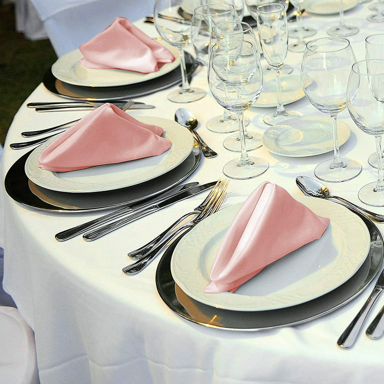 12pcs Table Napkins Wedding Party Dinner Table White Cloth Napkin  Restaurant Home Napkins Cotton Linen Handkerchie 4 Size