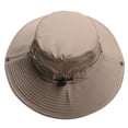 thumbnail image 4 of FUZHIQ Breathable Mesh Wide Brim Sun Hat UPF 50+ UV Protection for Men Women, Windproof Bucket Hat with Adjustable Strap for Fishing Hiking Gardening Beach Outdoor, 4 of 4