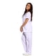 thumbnail image 2 of Conjuntos de uniforme médico para mujer Uniformes médicos de seis bolsillos (cuello en V con pantalón cargo), 2 of 5