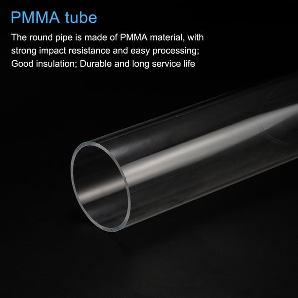 Tube Acrylique Transparent 54x60 Mm (ép. 10) Pour Lampes, Lanternes Ou Systèmes