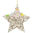 thumbnail image 2 of Northlight Lighted Candy Covered Star Christmas Decoration - 17", 2 of 7