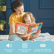 15 in 1 Talking Sound Books, 470+ Words Learning & Education Kids Toys, Interactive Electronic Audio Books for Boys and Girls Gifts