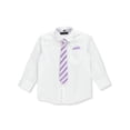 thumbnail image 2 of Kids World Boys’ Dress Shirt & Tie (Patterns May Vary) Color: white Size: 14, 2 of 3