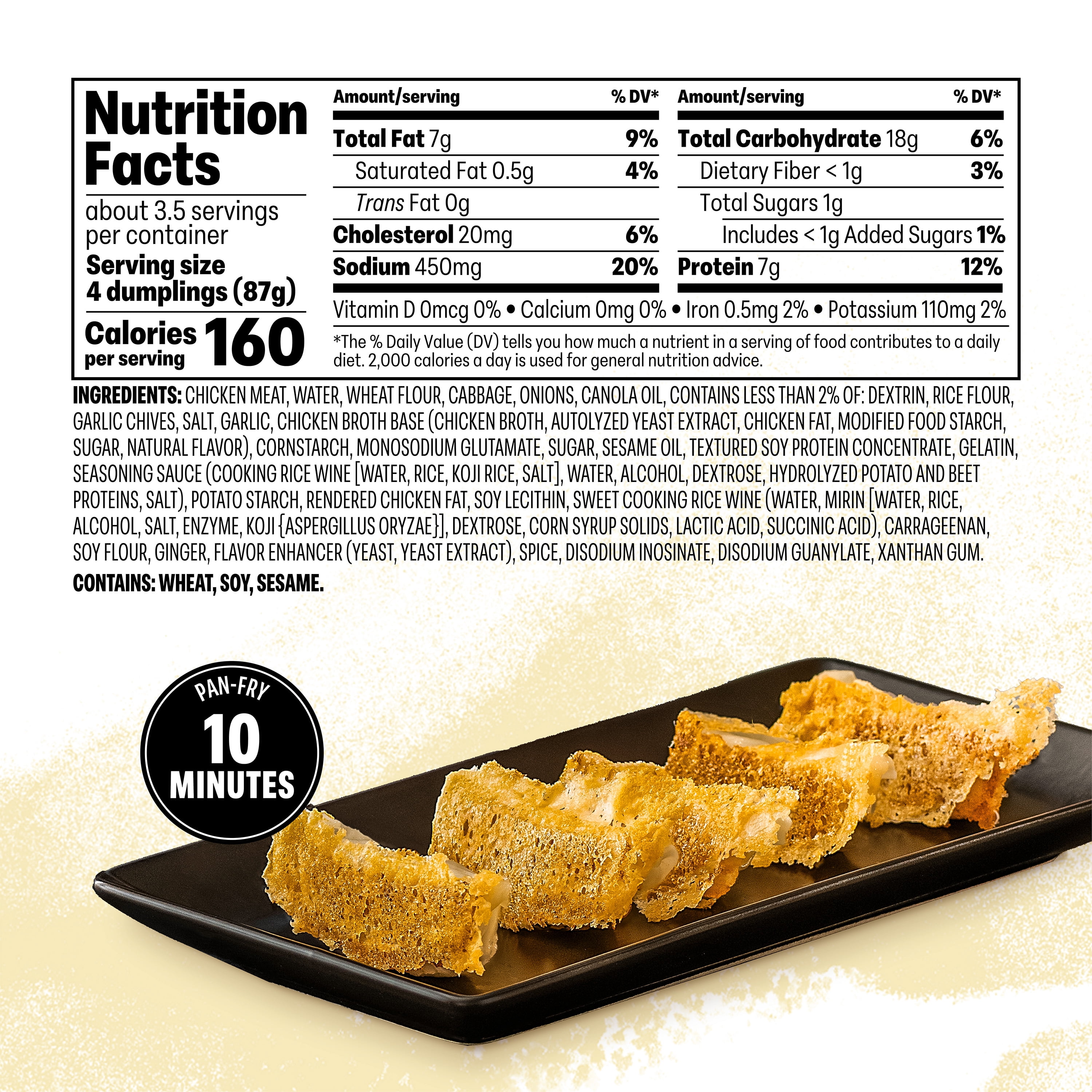 Ajinomoto Chicken Hane Gyoza Dumplings, 10.71 oz