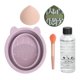 thumbnail image 2 of Solución De Limpieza De Brochas De Maquillaje, Herramientas De Limpieza De Brochas De Maquillaje Multifuncionales De Silicona Plegables 5 Piezas Con Soplo De Polvo Para Uso Diario, 2 of 7