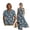 Shell Sea Wave, variant on FOR U DESIGNS Hawaii Hibiscus Print Couple Outfits His and Hers Linen-Style Outfits Men's Button Down Shirt, Women's Sleeveless Dress with Pockets for Beach