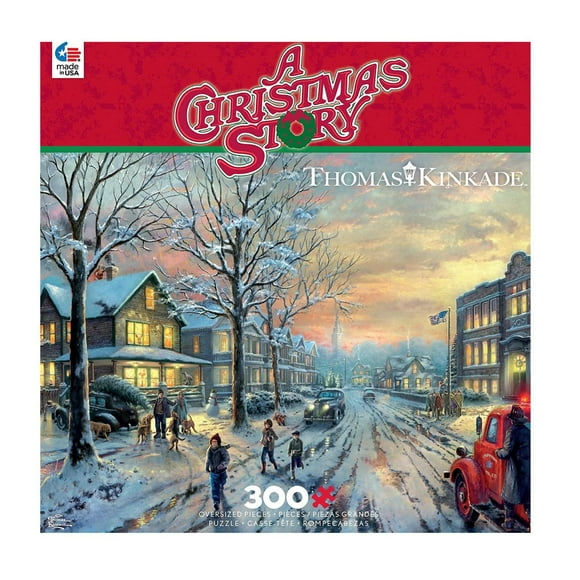 Ceaco Thomas Kinkade Oversized 300-Piece Puzzle A Christmas Story