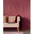 thumbnail image 2 of Eijffinger Arvid Maroon Damask Wallpaper, 2 of 2