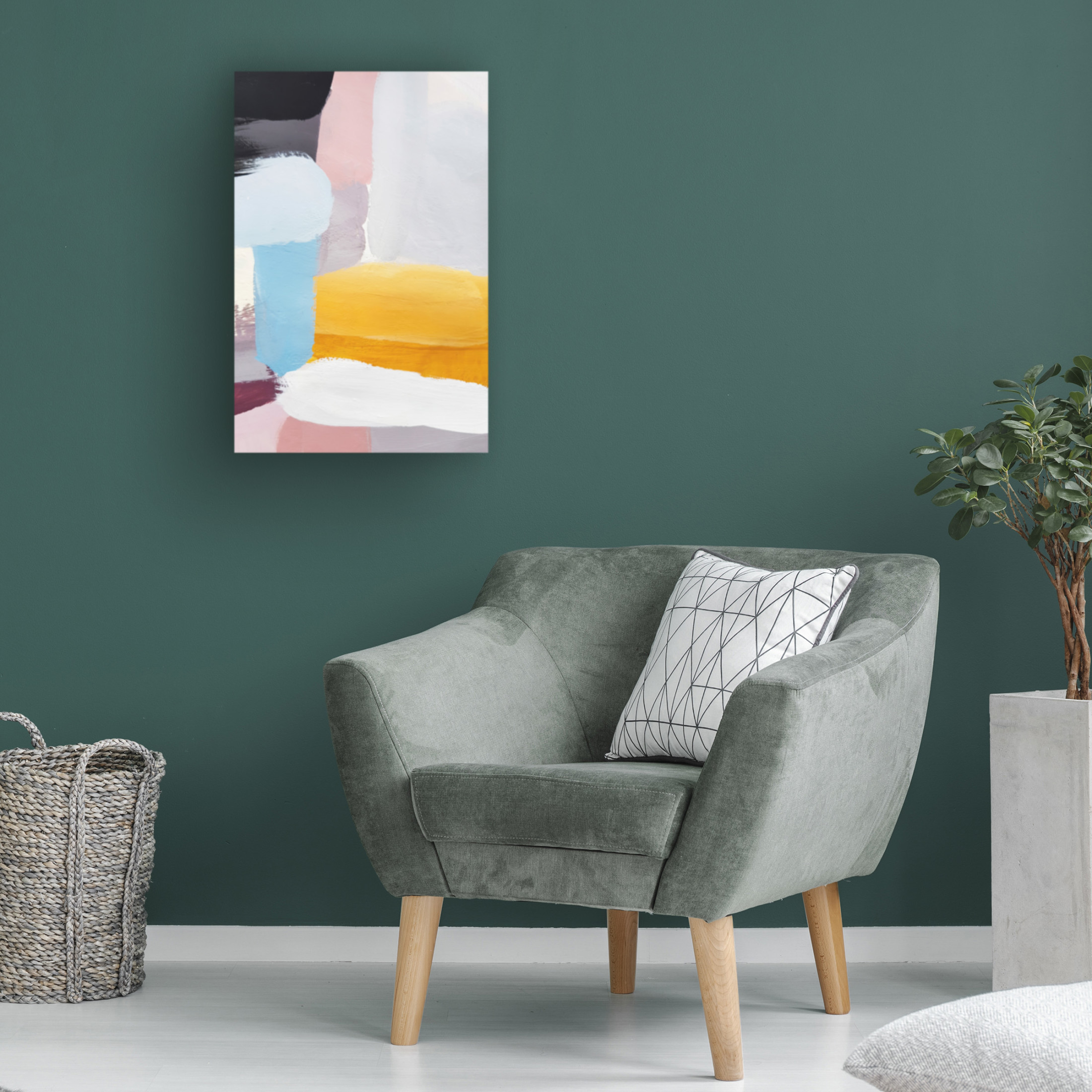 Canvas Wall Art - Incado 'Vibrance I' Wall Art for Living Room, Bedroom, or Office Décor by Trademark Fine Art - 22 x 32 Inches