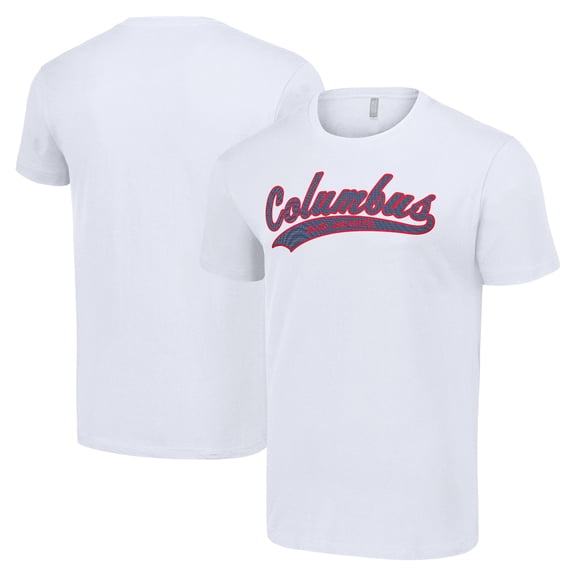 Men's Starter White Columbus Blue Jackets Tailsweep T-Shirt