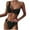 Black, variant on TMOYZQ 2 Piece Bikini Sets for Women, One Shoulder O-Ring Bikini Top Swimsuits with Side Tie Bikini Bottom High Cut Bathing Suits Swimwear