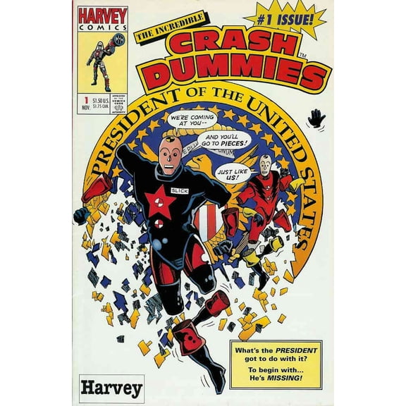 Crash Dummies #1 VF ; Harvey Comic Book