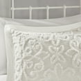 thumbnail image 5 of Home Essence Amber 3 Piece Tufted Cotton Chenille Bedspread Set, King/Cal King, White, 5 of 5