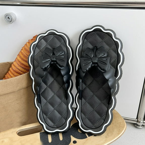 Cloud Slippers for Women, Pillow House Slippers Shower Shoes Indoor Slides Bathroom Sandals, Ultimate Comfort, Lightweight, Thick Sole, Non-Slip, Easy to Clean