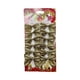 thumbnail image 2 of Set de lazos para árbol de Navidad Pack de 12 | Oro, plata, rojo, azul, rosa, negro | Decoraciones para fiestas navideñas | Mini lazos de plástico preatados con purpurina | Acento de regalo duradero, 2 of 6