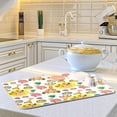 thumbnail image 5 of SKYSONIC Dish Drying Mat for Kitchen Counter Cute Giraffe Eco Friendly Drying Mat - Easy to Clean Heat Resistant Dish Mat - 16x18, 5 of 6