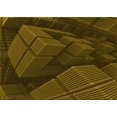 thumbnail image 1 of Ahgly Company Machine Washable Indoor Rectangle Transitional Black Brown Area Rugs, 5' x 8', 1 of 7