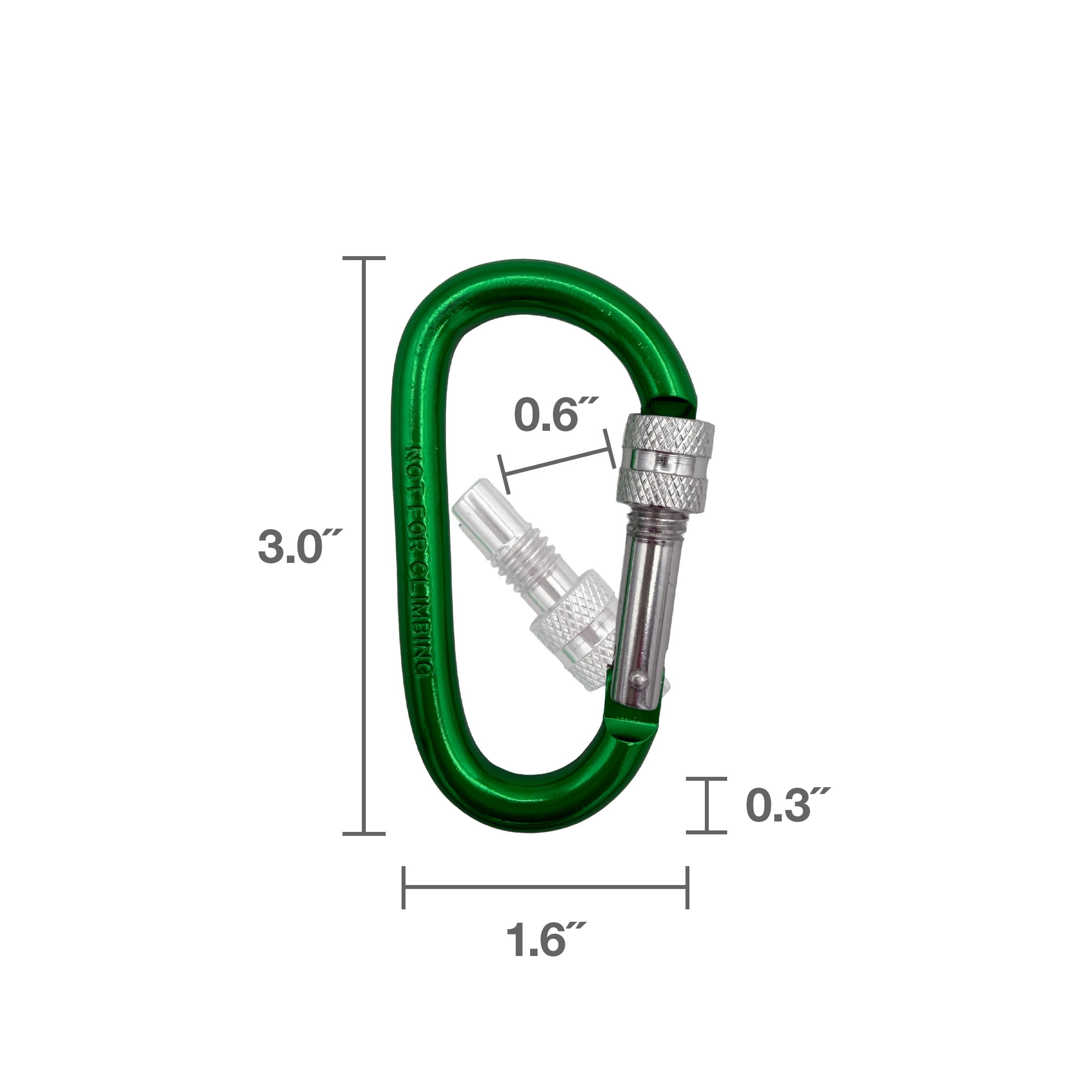 (5 pack) 3" Locking Spring Link, Assorted Colors, Peerless Chain Company, #4727138
