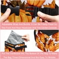 thumbnail image 4 of Maple Ieaf Pumpkin Foldable Car Trash Bin with Lid, Leak-Proof, Hanging Storage Bag - Car Garbage Can and Trash Can, 4 of 6