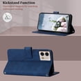 thumbnail image 3 of for Moto G Stylus 5G 2023 Case Wallet,[Kickstand][Wrist Strap][Card Holder Slots] TPU Interior Protective G Stylus 5G Phone Case,PU Leather Flip Cover for Moto G Stylus 5G (2023) (Blue), 3 of 14