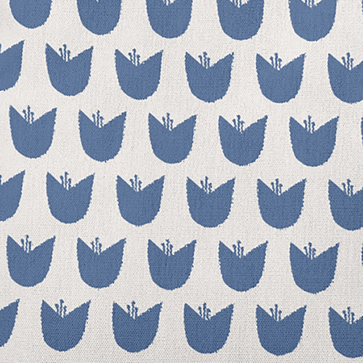 18"x18" Simply Daisy Simple Tulip Design Poly Indoor/Outdoor Pillow, Blue Qty 1