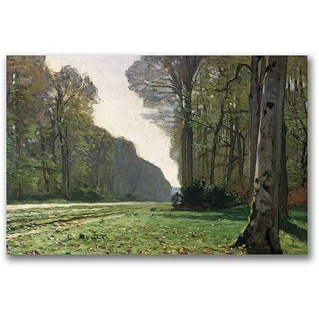 Trademark Fine Art "The Road to Bas Breau" Canvas Wall Art by Claude Monet