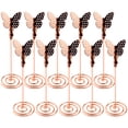thumbnail image 1 of 10 soportes para tarjetas de lugar, soporte para números de mesa, soporte de fotos de alambre para escritorio, soporte para letreros de mesa, 1 of 6