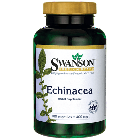 Swanson Echinacea 400 mg 180 Capsules