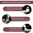 thumbnail image 5 of Skull Aromatherapy Fishing Boat, Gothic Incense Holder and Burner for Home Decor, 5 of 9