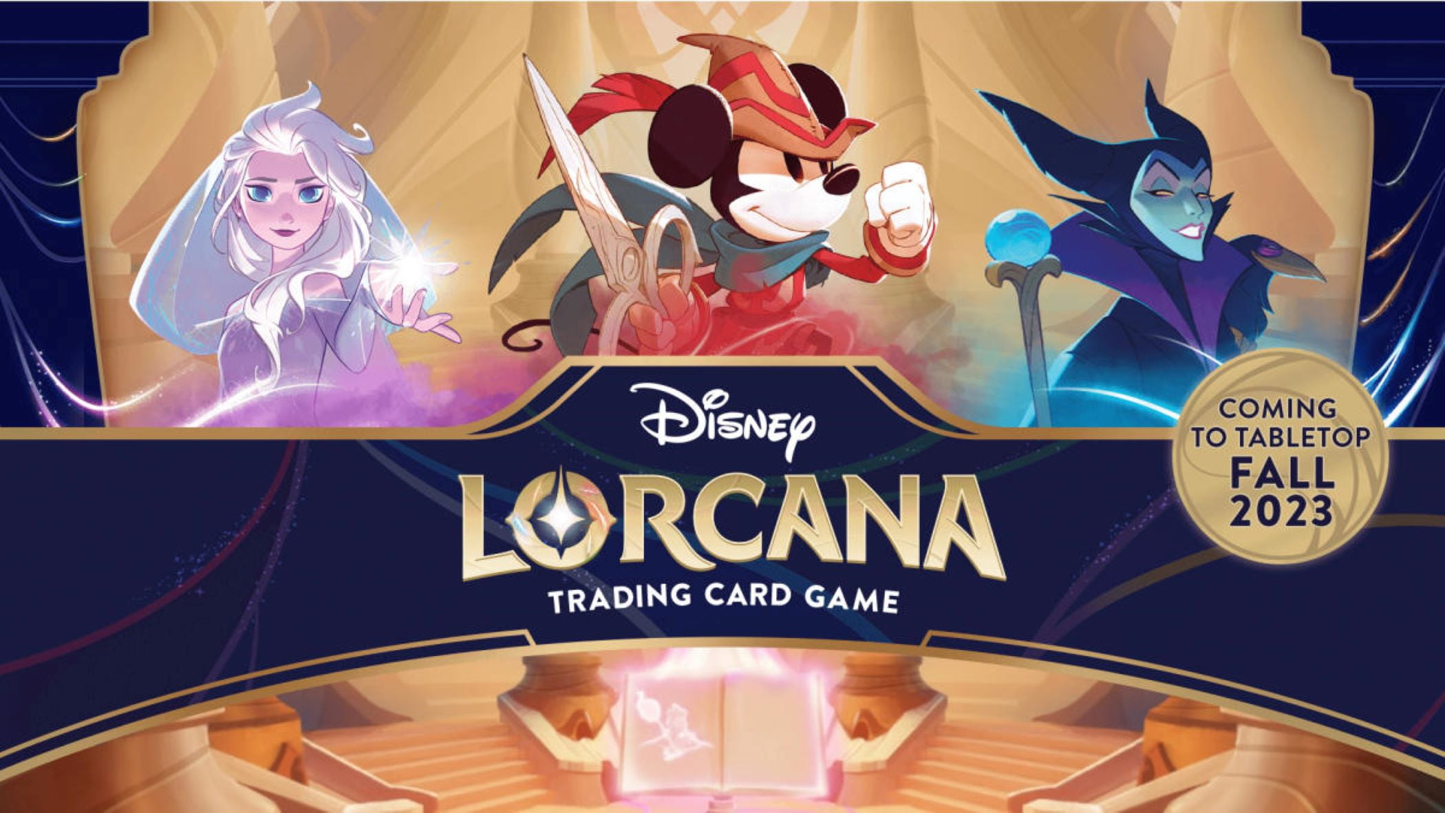 Ravensburger Disney Lorcana Trading Card Games The First Chapter Starter  Deck Sapphire & Steel 