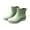 Green, variant on Wedge Heel Rubber Rain Boots for Women Waterproof Ankle Chelsea Boots Non Slip Lightweight Water Shoes