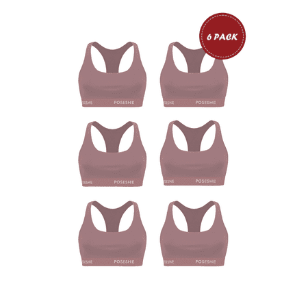 

POSESHE Women s Regular & Plus Size Bra Body Liberator Bralettes 6-Pack