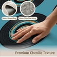 thumbnail image 6 of ODIKA 4'x6' Washable Area Rug Record Album Retro Y2k Disc Groove Round Cd Music Note Vinyl Playful Expressive for Bedroom, Reading Nook, Pet Friendly & Non-Shedding, 6 of 7