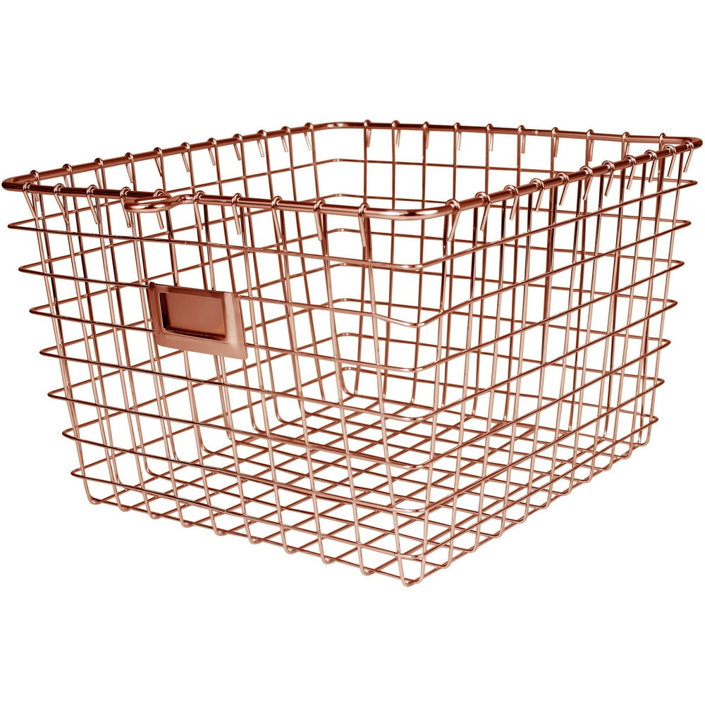 Spectrum Medium Storage Basket, Copper