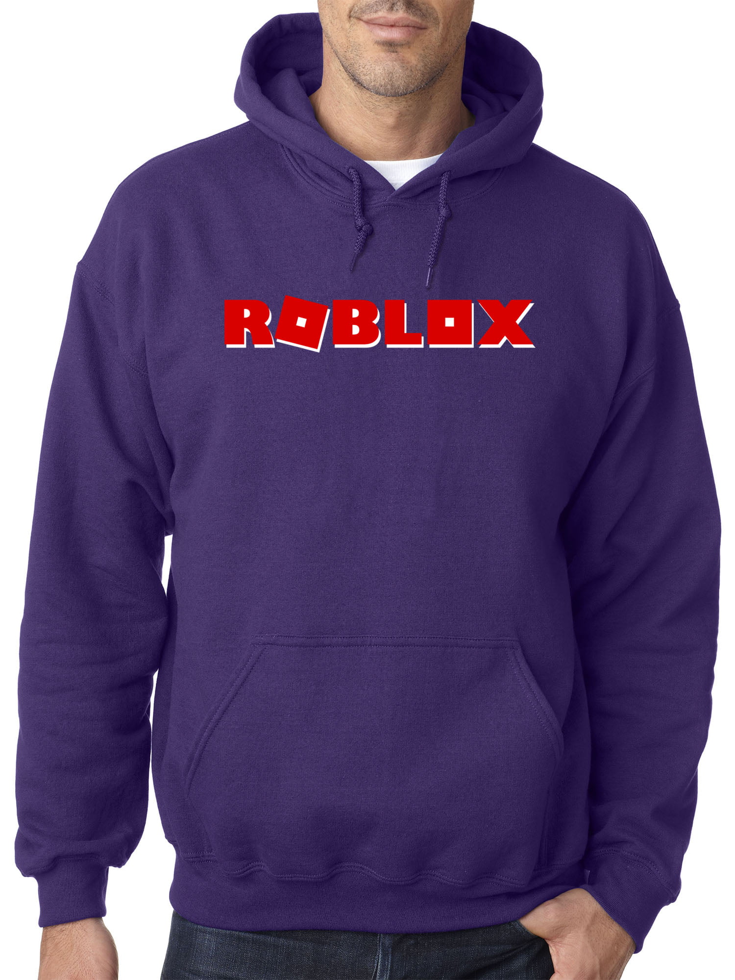 New Way 922 Adult Hoodie Roblox Logo Game Filled Sweatshirt 4xl