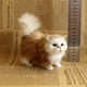 thumbnail image 1 of Juguete realista de gato ronroneante | Modelo de peluche de gato realista | Regalo educativo para niños | Decoración para escritorio y estantería | 12 x 6 x 12 cm, 1 of 5