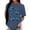 Navy, variant on Tops For Women T-Shirts Blue Butterfly Print Short Sleeve Summer Crew Neck Workout Clothes