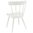 thumbnail image 6 of Side Dining Chair, White, Wood, Modern Contemporary Farmhouse Coastal, Kitchen Room Cafe Bistro Restaurant Hospitality, 6 of 8