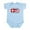 Sky Blue, variant on CafePress - Proud Danish American Infant Bodysuit - Baby Light Bodysuit, Size Newborn - 24 Months