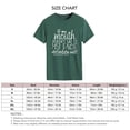 thumbnail image 3 of Camiseta con estampado de letras, camisa holgada de manga corta de gran tamaño para vacaciones, linda camisa divertida para mujer, verano, Vintage, verde, S, 3 of 4