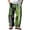 Green, variant on Elasticated Waist Trousers for Men Retro Pants Cotton Casual Joggers Vintage Printed Trouser Stretch Golf Running Jogging Bottoms Regular Fit Sweatpants S-5XL