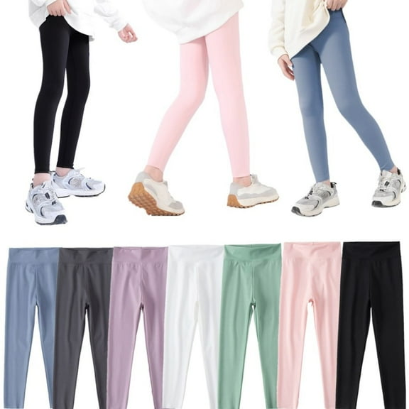 2-12T Toddler Little Girls Athletic Leggings, Uccdo Big Girls Dance Running Yoga Pants Workout Active Tights