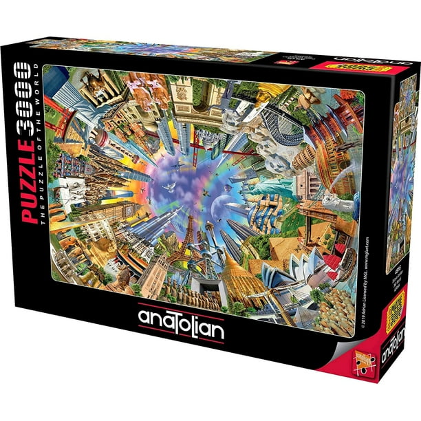 Rompecabezas Anatolian 360 World 3000 Piezas #491 Anatolian