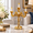 Candle Holder, variant on Stained Glass Lamp Interlocking Block Building Set with LED Light