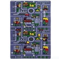thumbnail image 2 of Mybecca Kids Rug City Map Fun Play Rug 3' X 5' Children Area Rug - Non Skid Gel Backing (39" x 56"), 2 of 6