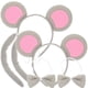 thumbnail image 1 of FELTECHELECTR 2 juegos de diadema con orejas de animal, pajarita de ratón y cola de ratón, accesorios para disfraz de actuación, 1 of 6