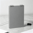 thumbnail image 3 of Top Flip A5 Loose Leaf Binder Notebook Lined Paper For Meeting Notes Journal Planning And Office Documentation (Gray), 3 of 5